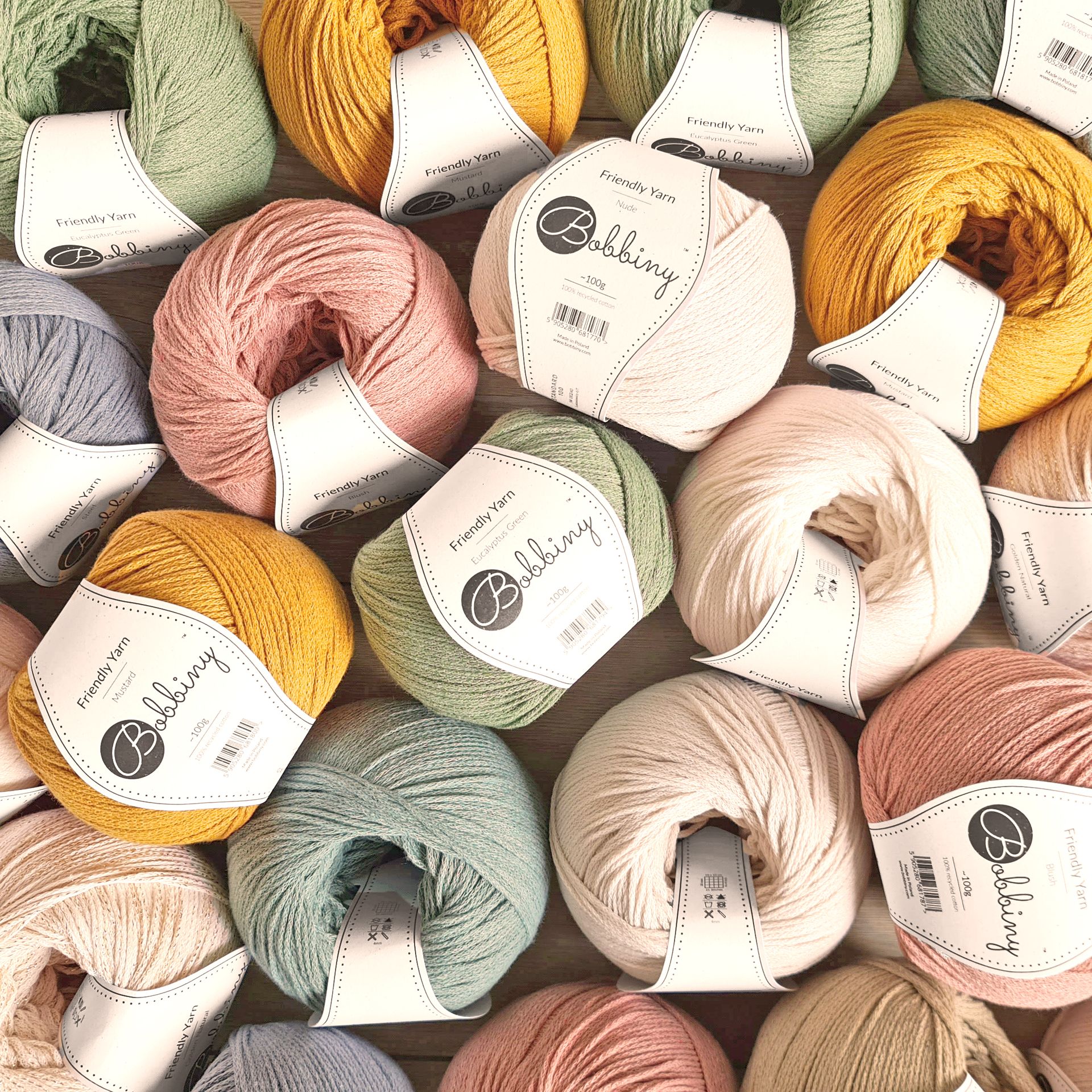 自然光手作編織 Bobbiny 棉線 棉繩